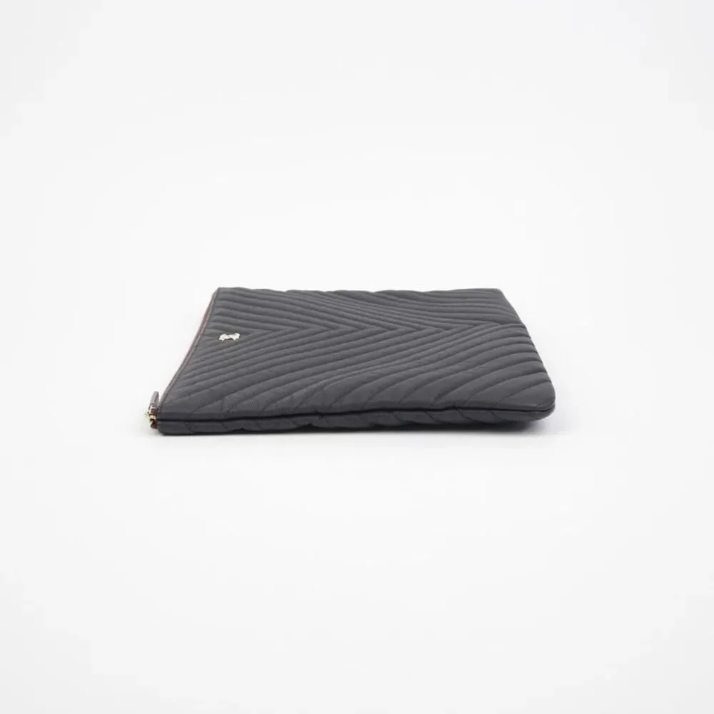 Caviar Skin Classic Large Clutch